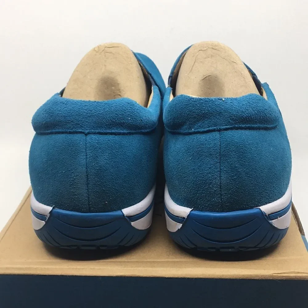 NIB Alegria Men’s Aaron Blur Suede Slip On Shoes - Size 47 EU 13 US